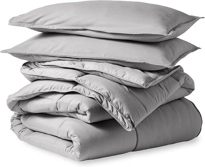 Comforter Set - Twin/Twin Extra Long Size - Ultra-Soft - Goose Down Alternative - Premium 1800 Series