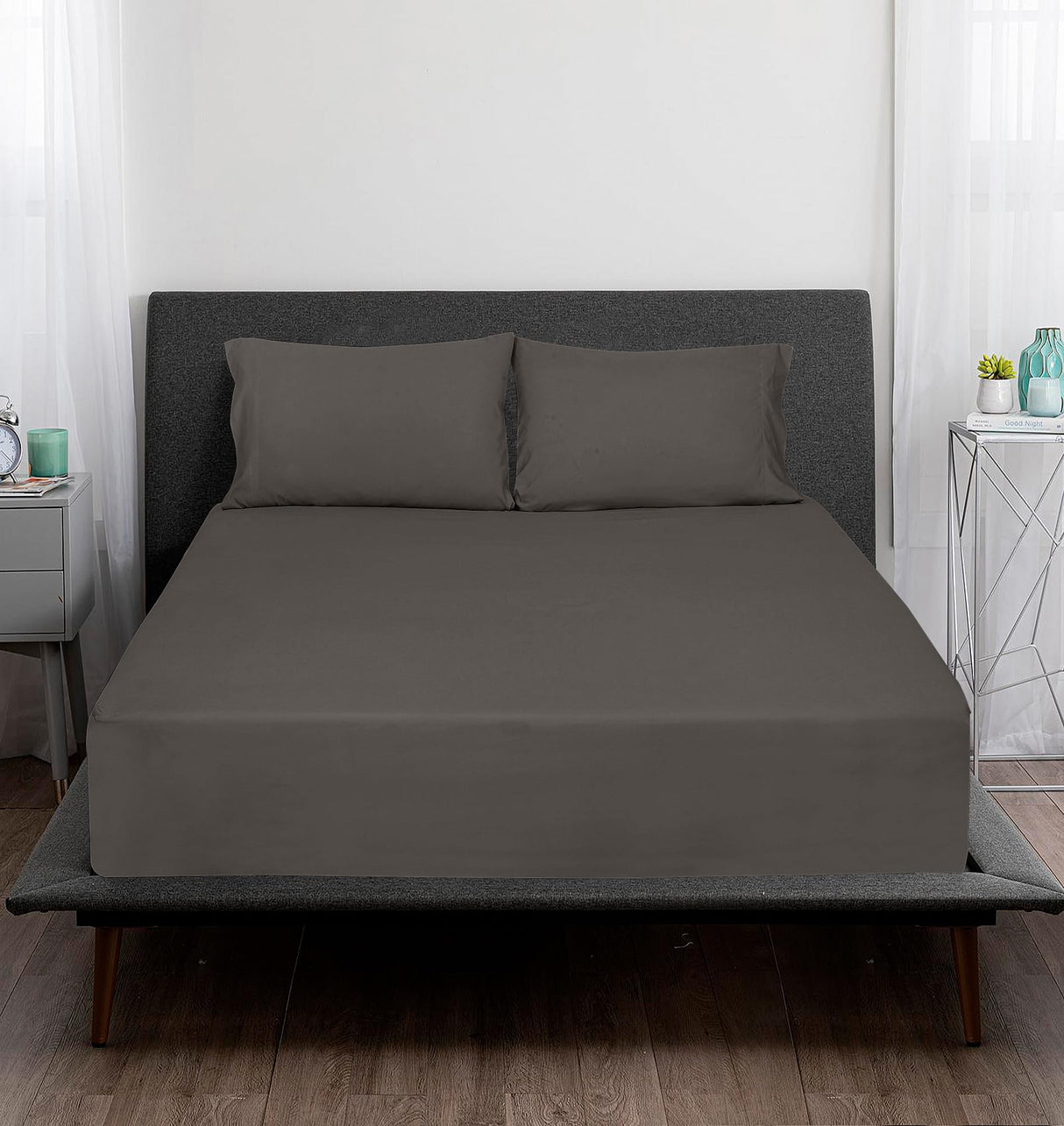 300 Thread Count 100% Long Staple Combed Cotton Sheet Set - 4 Piece Full