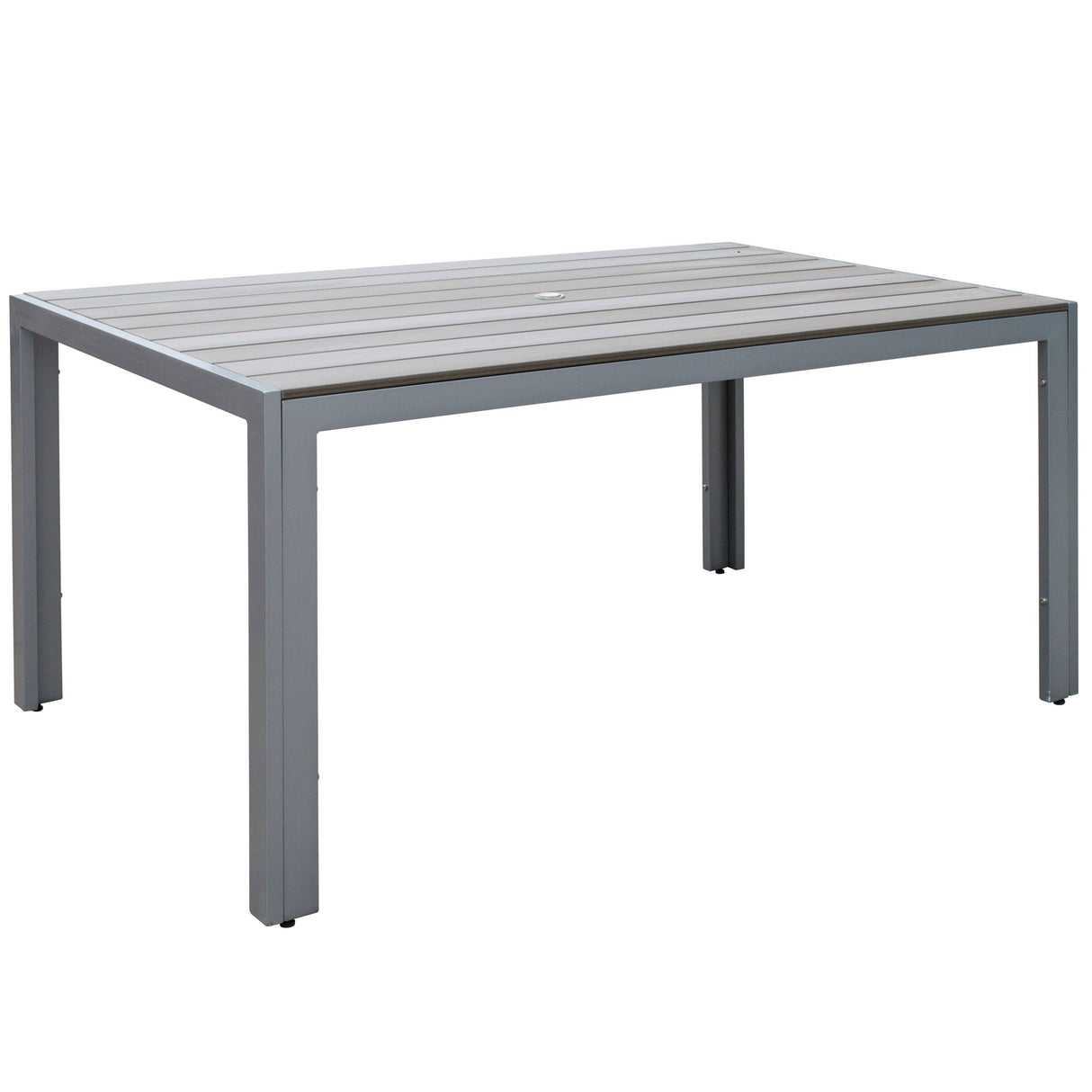 PJR-572-T Gallant Outdoor Dining Table, Sun Bleached Grey