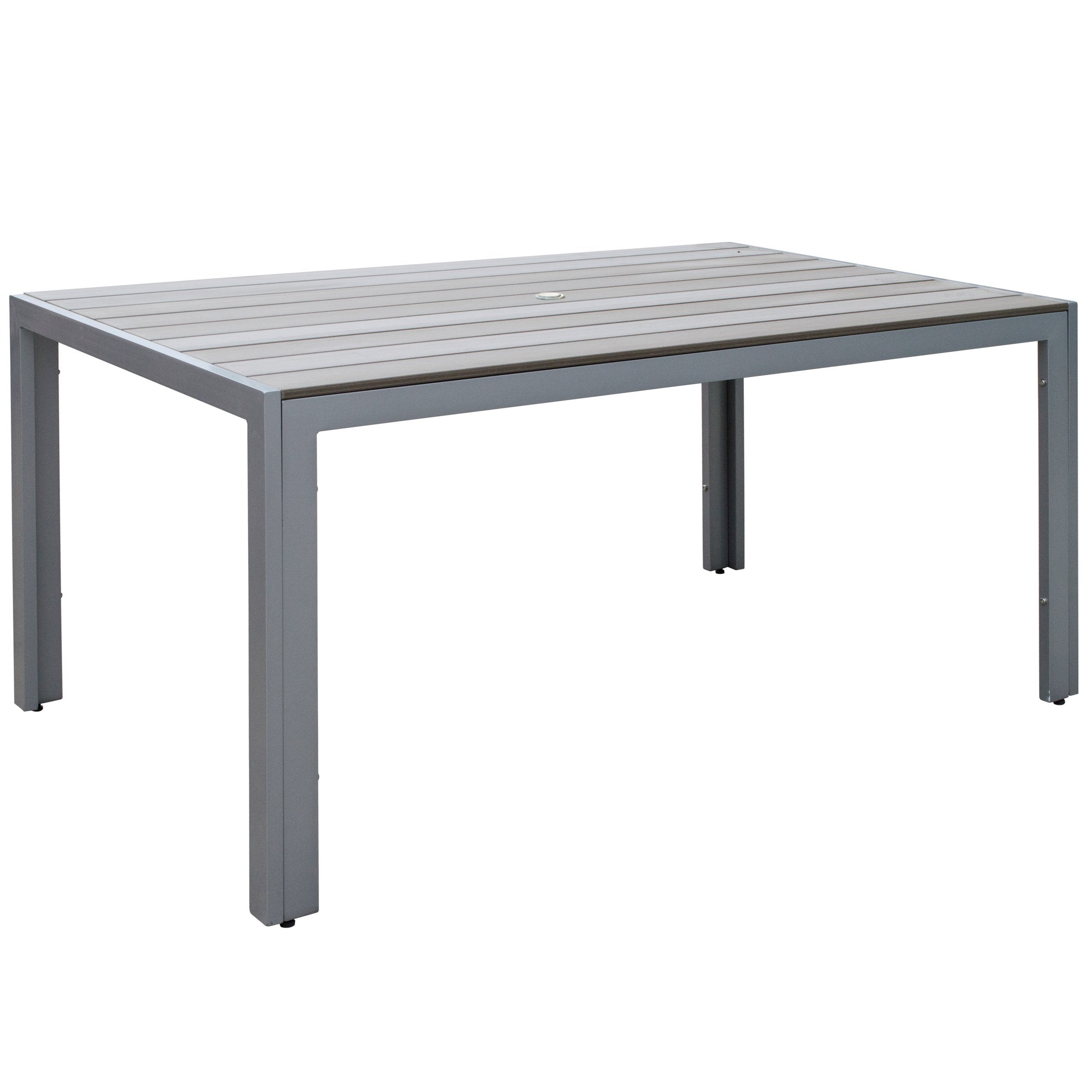 PJR-572-T Gallant Outdoor Dining Table, Sun Bleached Grey
