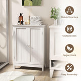 Bathroom Storage Cabinet, Freestanding Bathroom Storage Organizer with Doors