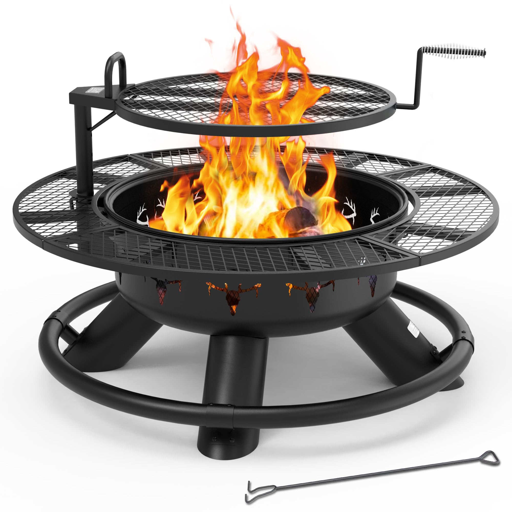 Fire Pit Outdoor Fire Pit for Wood Firepits for Outside Patio