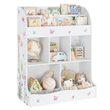 Toy Storage Organizer with Bookcase, Kids Bookshelf, Toy Storage Storage Cabinet