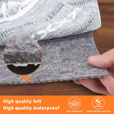 Non-Slip Rug Pads 5 x 7 ft, 100% Waterproof Extra Large Area Rugs Non Skid Rug Pad