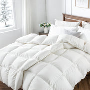 Goose Down Comforter Queen Size 100% Egyptian Sateen Cotton