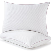 Pillows Queen Size Set of 2 Cooling Shredded Memory Foam Pillows for Bed