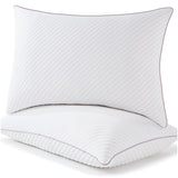 Pillows King Size Set of 2 Cooling Shredded Memory Foam Pillows