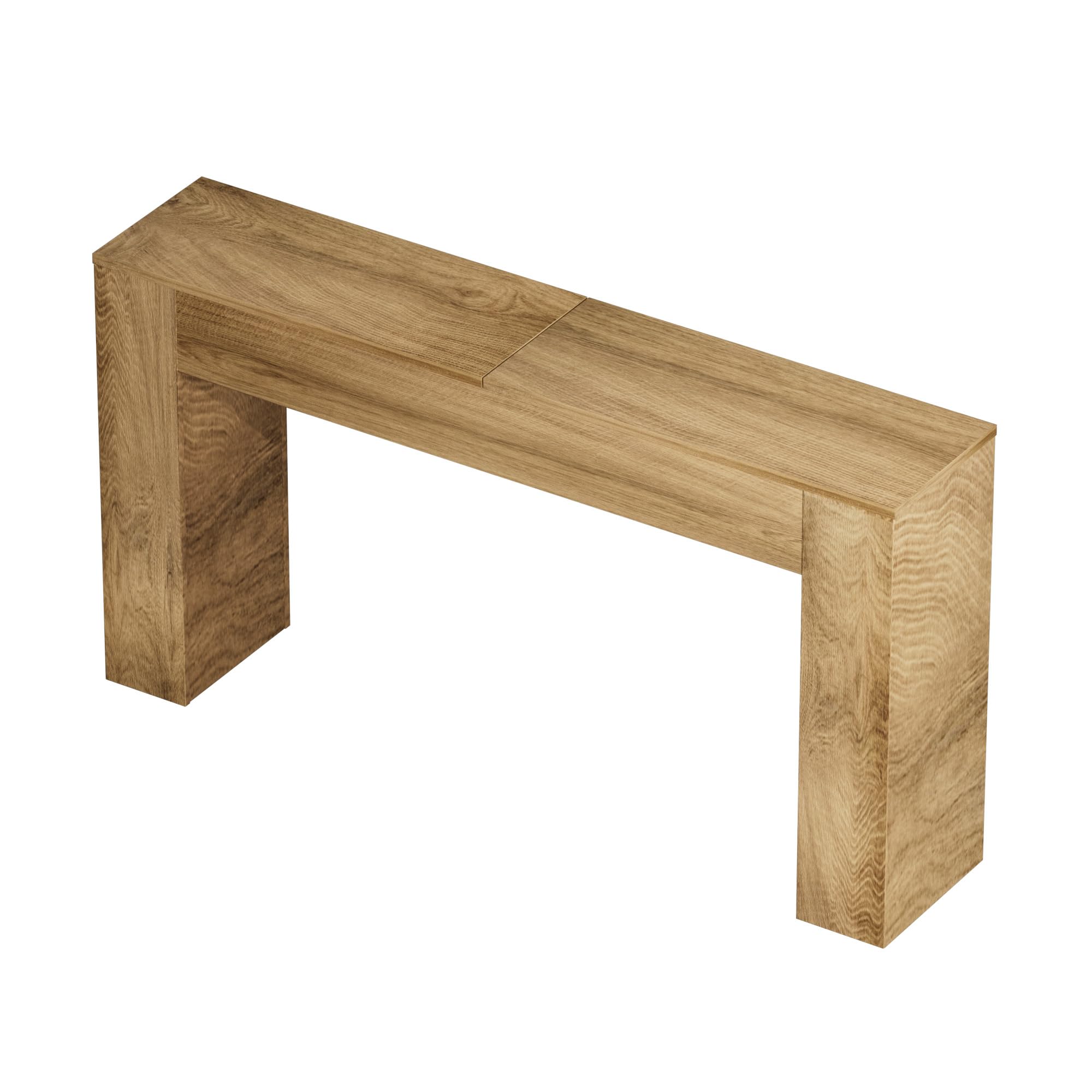 63" Wood Console Table - Farmhouse Entryway & Sofa Table