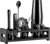Mixology 24-Piece Bartender Kit,Perfect Home Cocktail Shaker Set for Drink Mixing