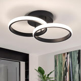 Round Modern Led Ceiling Light Fixtures, 6000K Cool White Hallway Light Fixtures Ceiling,