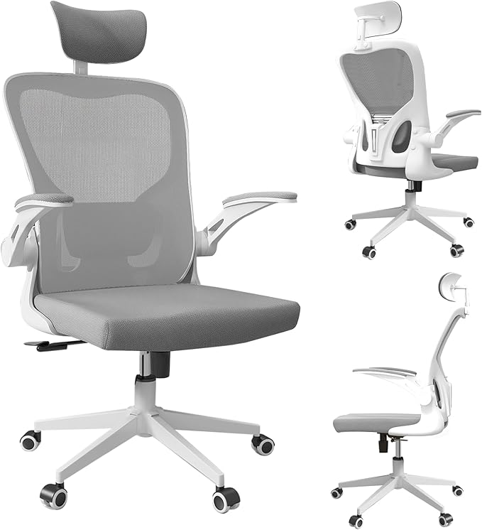 Home Desk Office Chair, High Back Ergonomic Desk Chair with Lumbar Support