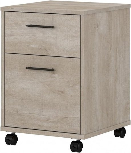 Key West 2 Drawer Mobile File Cabinet, Rolling File Cabinet for Home Office