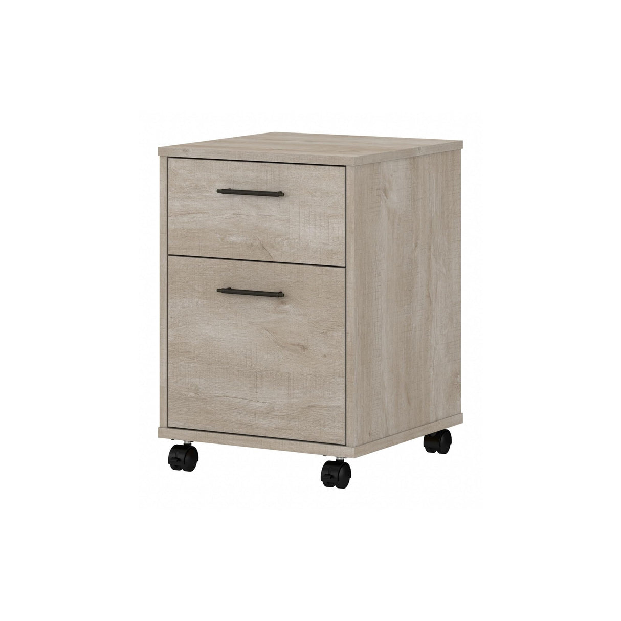 Key West 2 Drawer Mobile File Cabinet, Rolling File Cabinet for Home Office