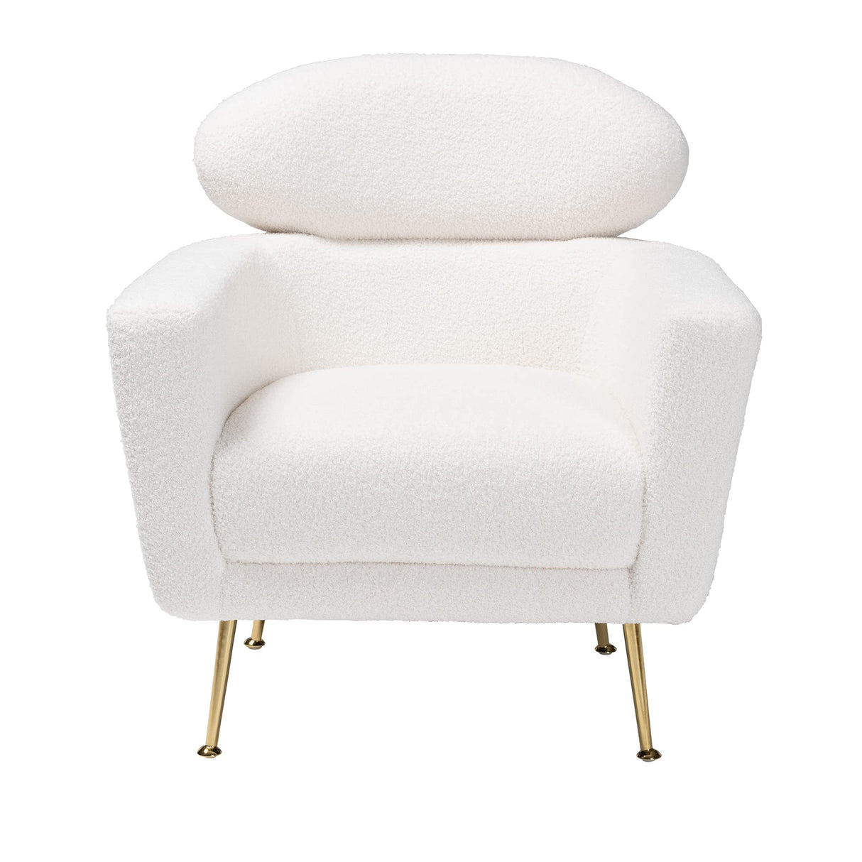 Baxton Studio Fantasia Chair, One Size, Ivory