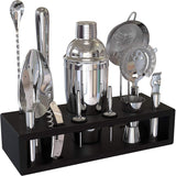 13-Piece Cobbler Cocktail Shaker Set Stainless Steel Mixology Bartender Kit