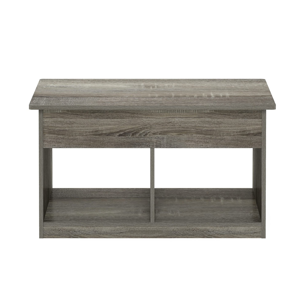 Jensen Living Room Lift Top Coffee Table with Hidden Compartment, French Oak Grey