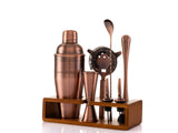 Cocktail Shaker Set, 7-Piece Bartender Kit with Stand, 24oz Martini Shaker Bottle Stainless