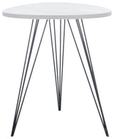 Home Collection Wolcott Mid-Century Modern Grey and Black Side Table