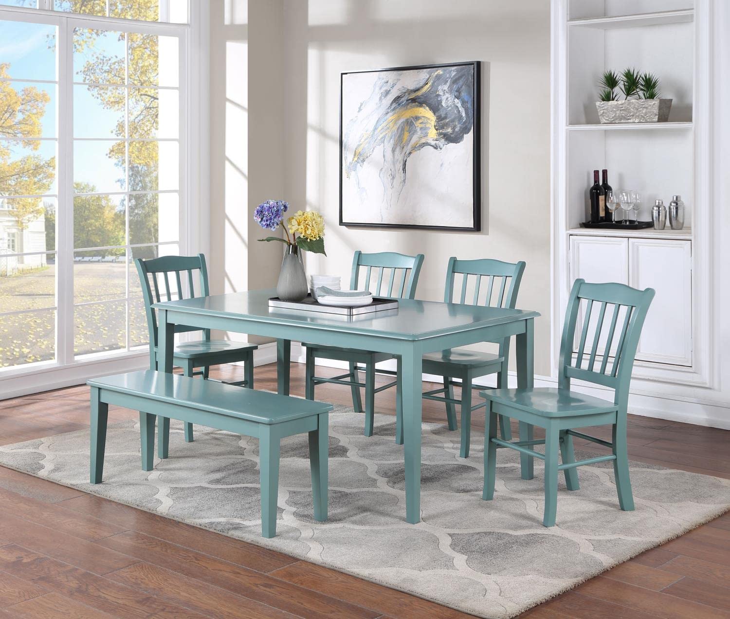 Boraam Colorado Shaker Backless Dining Bench - Aspen Valley