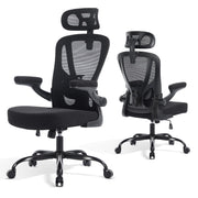 Ergonomic Office Chair with Lumbar Support and Adjustable Headrest