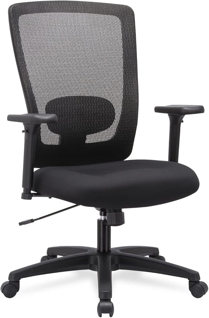 NV41B14 Envy Series Mesh High-Back Swivel/Tilt Chair Black