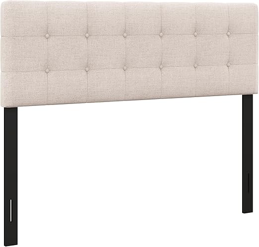 Linen Upholstered Headboard for Full & Queen Size Bed Frame