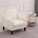 Loveseat 53" Small Couch Loveseat Sofas for Living Room Mid Century Modern Sofa Couch Beige Love Seat