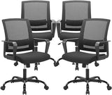 Ergonomic Rolling Mesh Desk Chair with Executive Lumbar Support