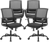 Ergonomic Office Desk Chair - Mesh Office Chair with Adjustable Lumbar Support