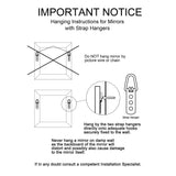 HomeRoots Sleek Brushed Brass Rectangular Full Length Standing Mirror