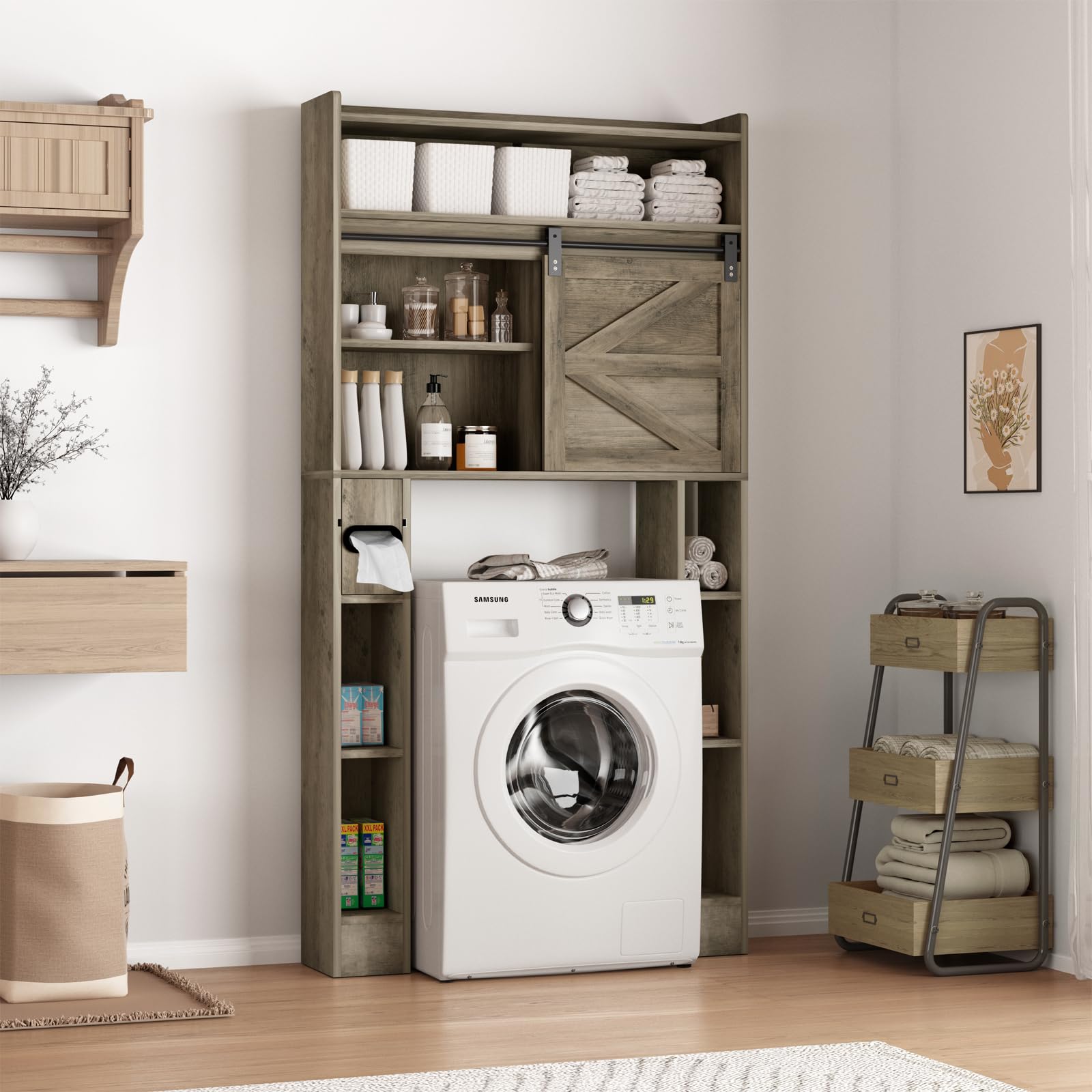 Over The Toilet Storage Cabinet, Over The Toilet Rack for Bathroom, Over Toilet Storage