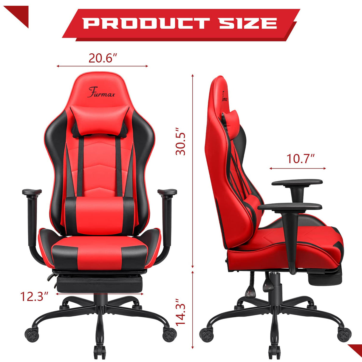 Ergonomic Gaming Office Chair with Lumbar Support