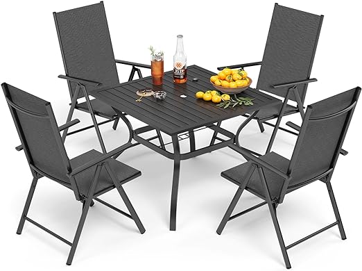 Outdoor Dining Set with Patio Table and Chairs Set of 8