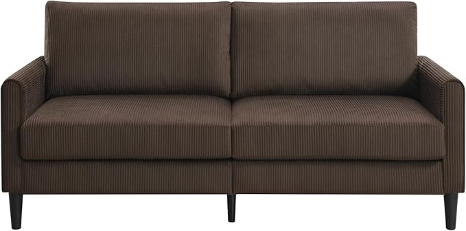 72.8'' Upholstered Modern Sofa, 3 Seater Comfy Couch for Bedroom and Living Room,