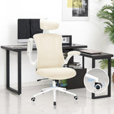 Home Office Desk Chair - Ergonomic Computer Chair with Adjustable Flip-Up Armrests