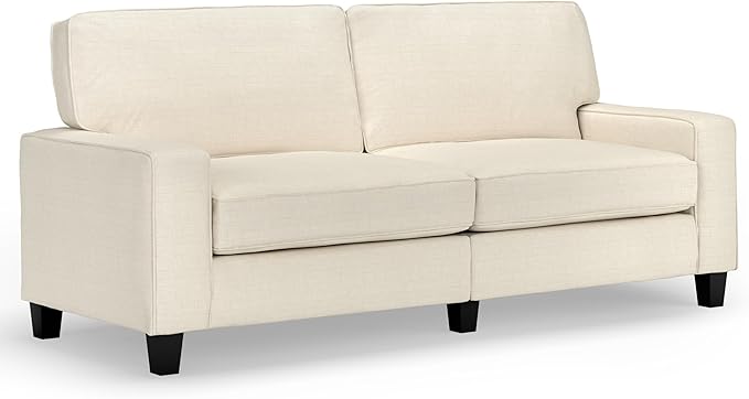 Palisades 78" Track Arm Sofa, Easy Care Polyester, Soft Pillow Back, Pocket Coil Seat Cushions, Removable Covers