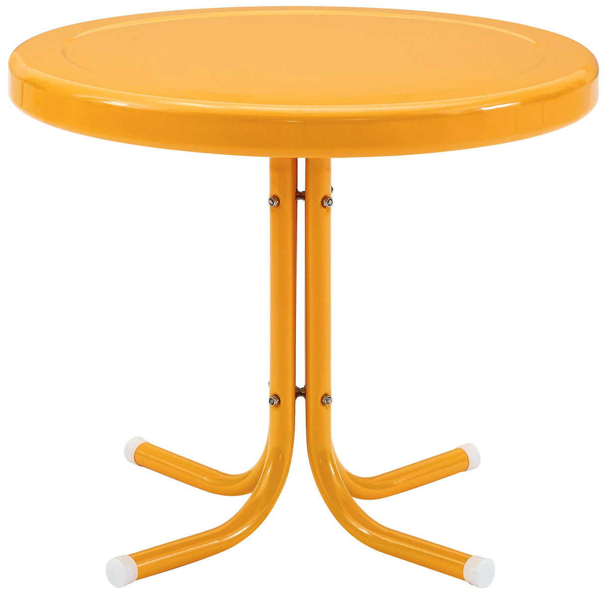 Griffith 3-Piece Outdoor Chair and Side Table Set, Retro Metal Bistro Patio Sets