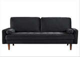 Velvet 70" Sofa Couch for Living Room, Classic Mid-Century Style with Modern Silhouette