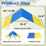 Dog Agility A-Frame for Large Dogs - 84" x 24" Outdoor Training Equipment