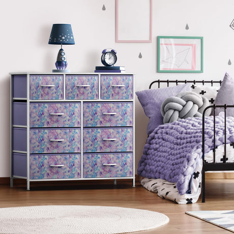 Kids Dresser with 9 Drawers - Furniture Storage Chest Tower Unit for Bedroom