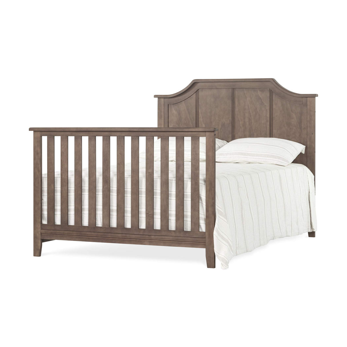 Rylan 4-in-1 Convertible Crib, Baby Crib Converts to Day Bed, Toddler Bed and Full Size Bed,