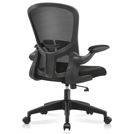 Office Desk Chairs, Ergonomic PC Desk Chair with Wheels, Adjustable Lumbar Support