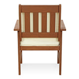 Outdoor Hardwood Patio Furniture Armchair with Cushion Armchair