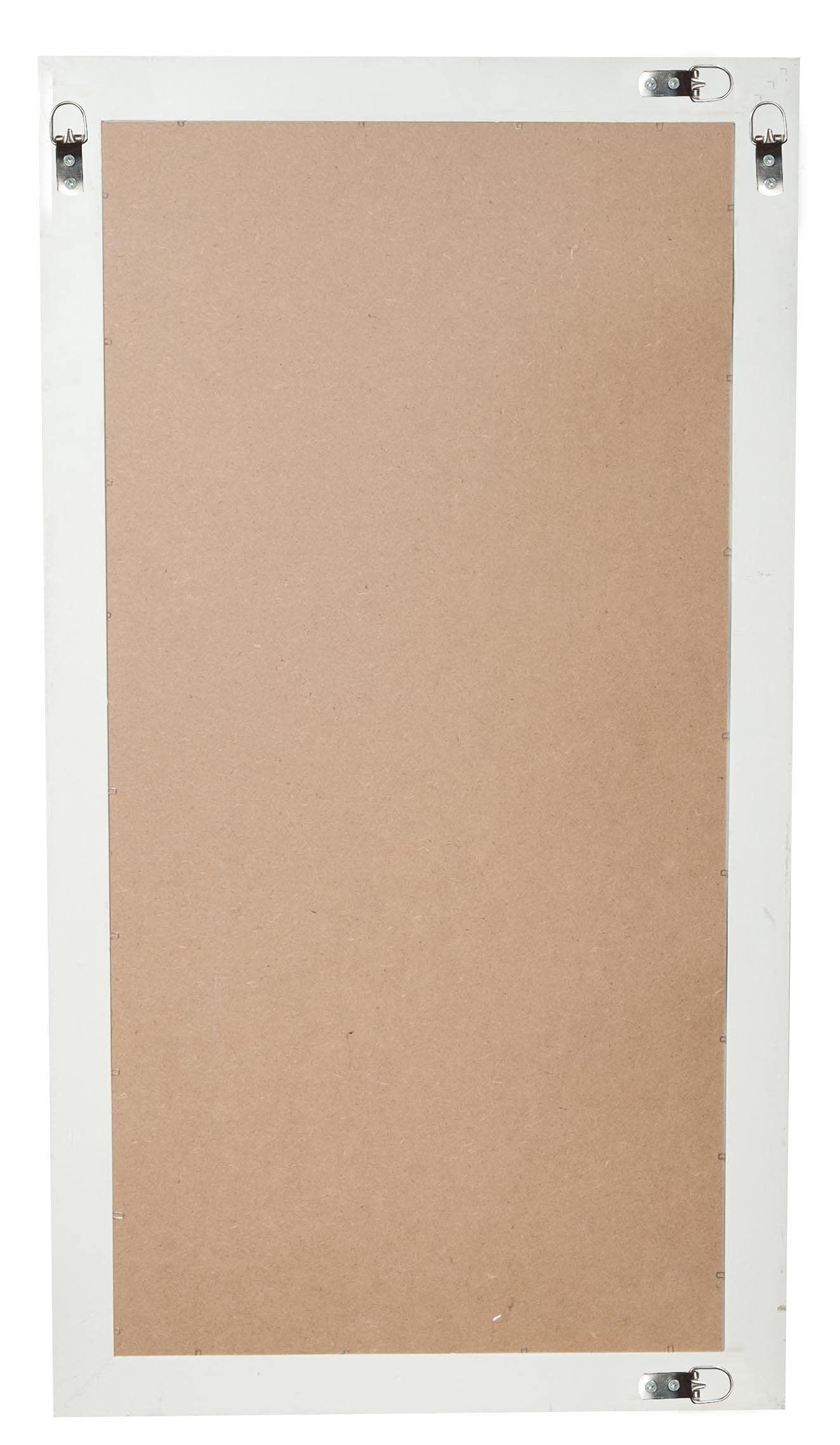 Vertical / Horizontal Antiqued White Finish W72xDP3xH132