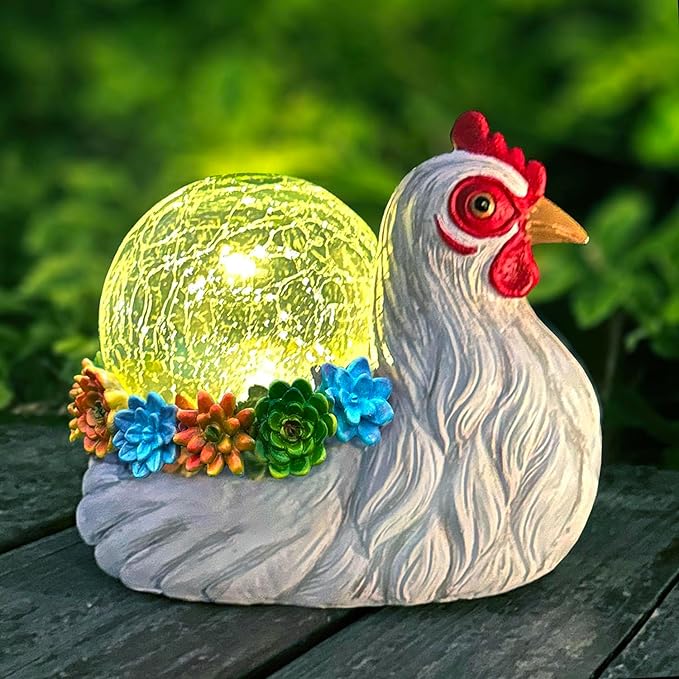 Solar Garden Statues Loving Turtle Garden Decor Lights for Outside