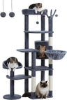 Cactus Cat Tree, Tall Cat Tree for Large Cat, Multi-Level Cat Tower