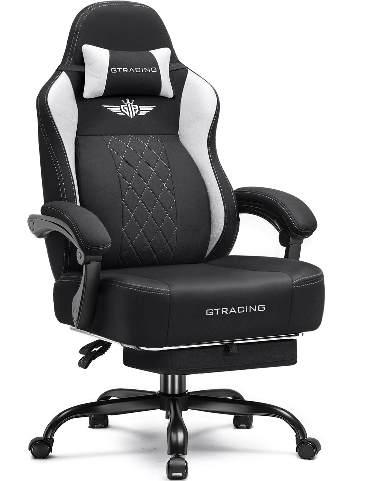 Big and Tall Gaming Chair with Footrest - Ergonomic Office Chair