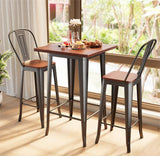 Bistro Table and Chairs Set of 2, Bar Table and Chairs Set of 2