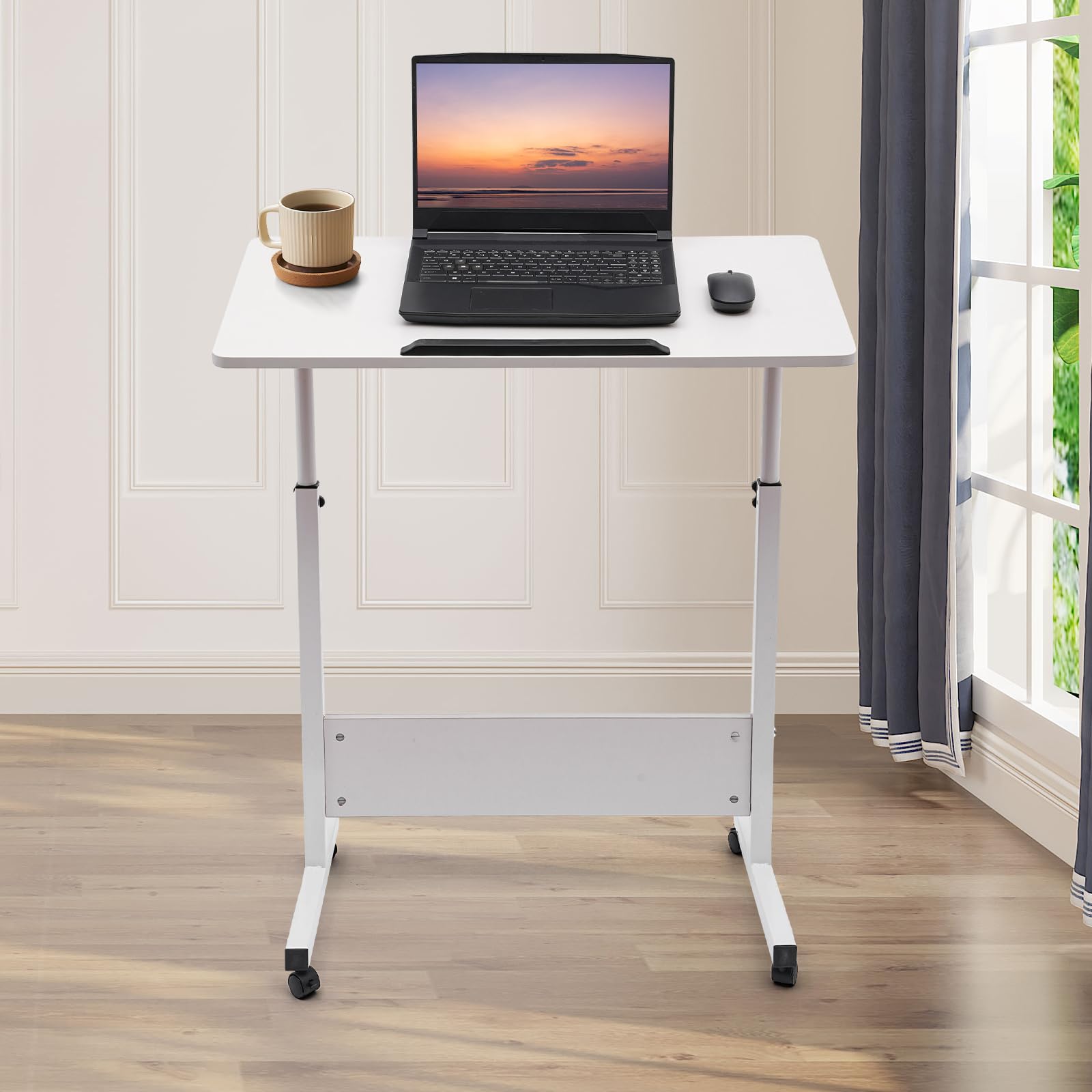 Adjustable Height Standing Desk, Stand Up Desk with 360° Flip