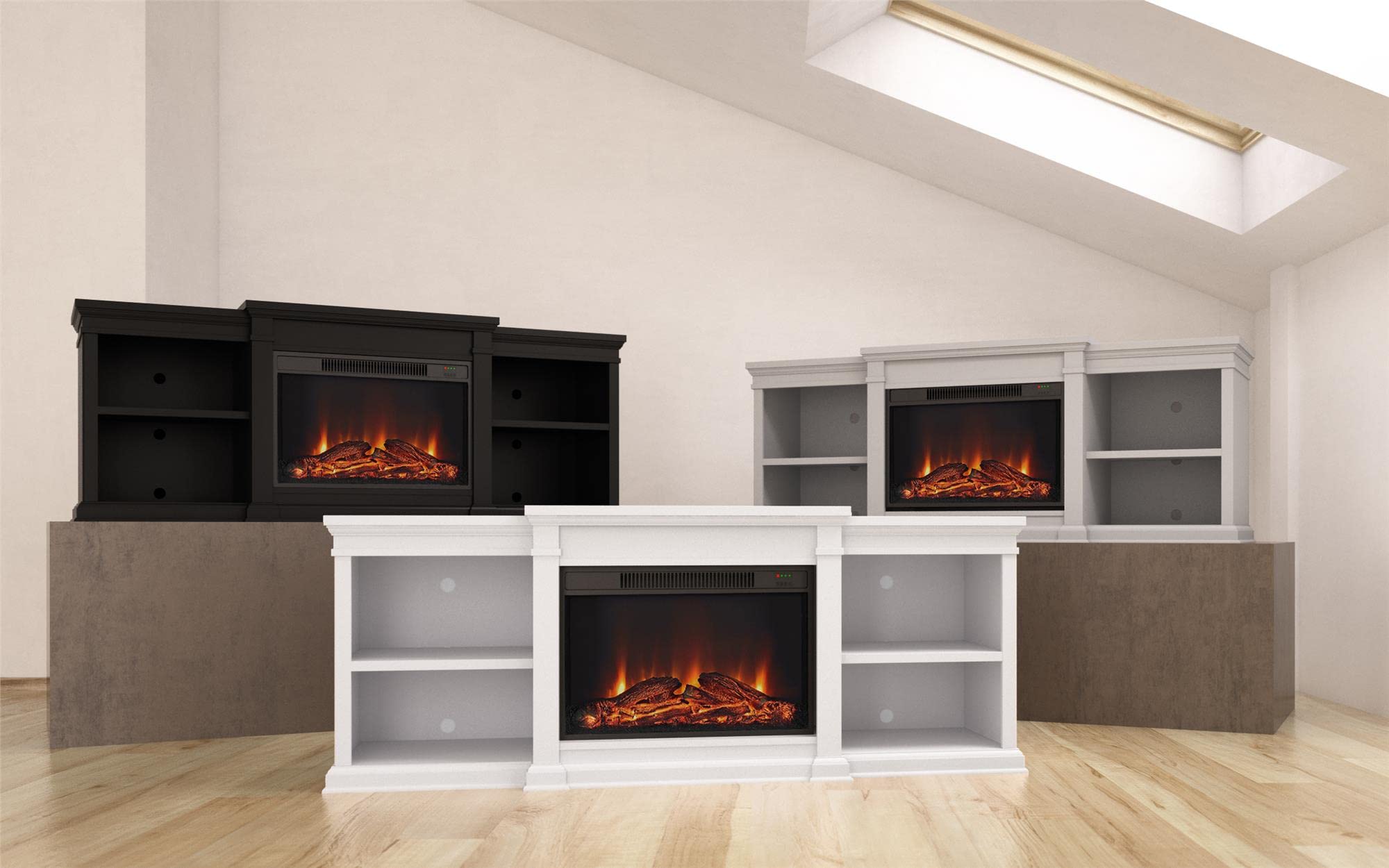 Manchester Electric Fireplace TV Stand for TVs up to 70",